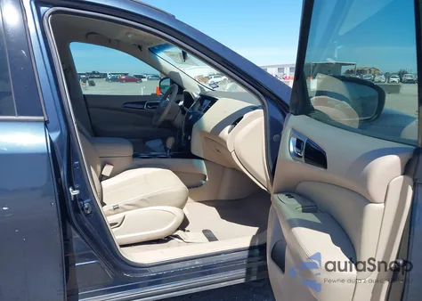 2015 Nissan Pathfinder S из США, поврежденный, VIN 5N1AR2MN6FC665113